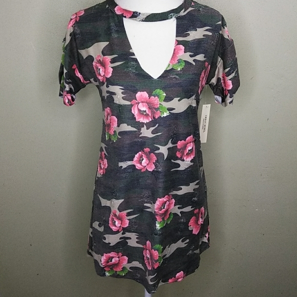 X Birkenstock The Rebel Distressed T-shirt